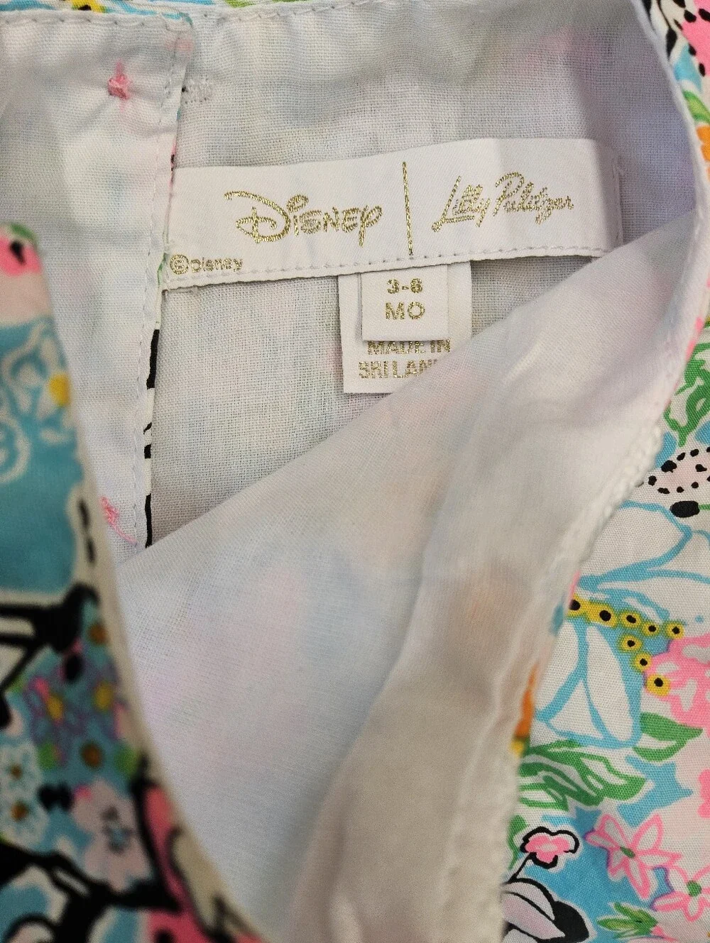Lilly Hearts Disney 3-6 Month Baby Shift